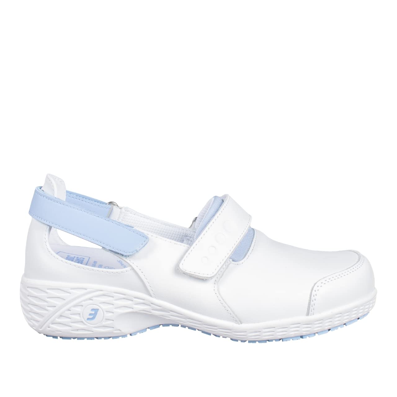 SAFETY JOGGER Sicherheitsschuhe Damen 35 EU - Samantha - Leichte, Bequemer Sicherheitsclog, Klettverschluss Leder Arbeitsschuh, ideal für Pflege oder Reinigung, Oxypas, Schwarz