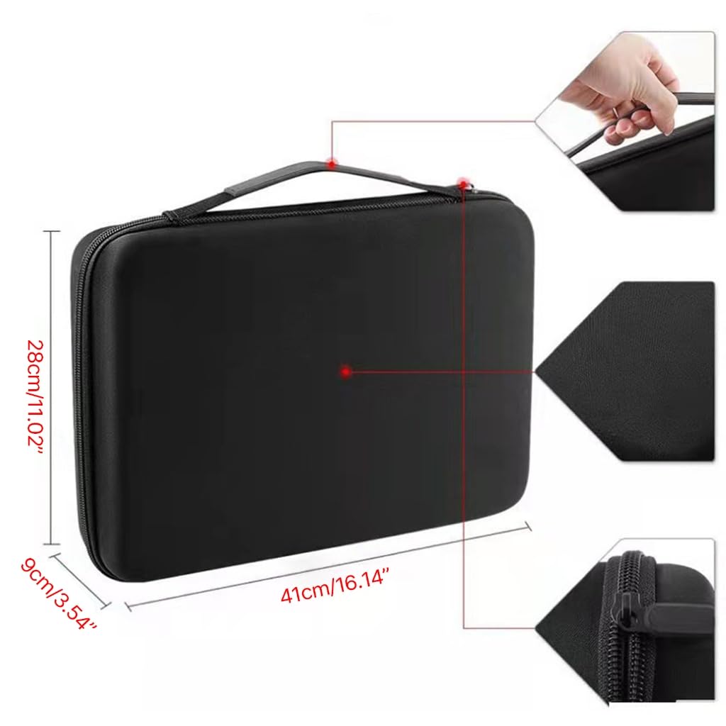 Torba na baterie, organizer EVA, organizer na suche baterie 9 V, D, C, AA, AAA