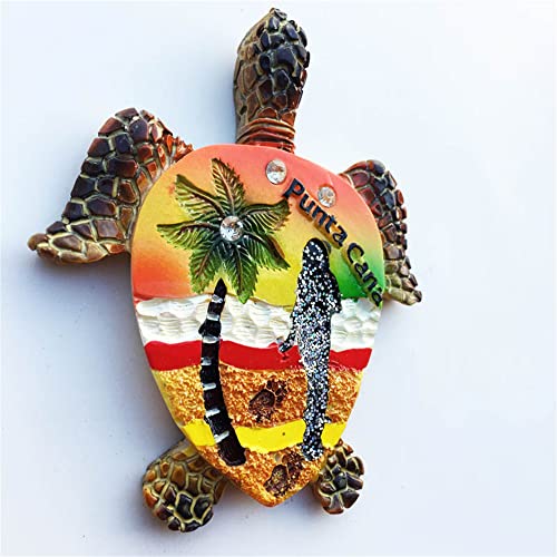 Imán de Nevera Decorativo Tortuga Marina Punta Cana miniatura 2