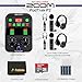 Zoom PodTrak P2 Bundle with 2 ZUM-2 Mics, 2 ZHP-2 Headphones, 2 Tripod Stands, Mounts, Windscreens, USB-C Cables, 32GB microSDHC Card & AA Battery Kit with Charger