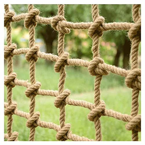 Filet de corde de chanvre 10mm treillis pour plantes grimpantes et jardin