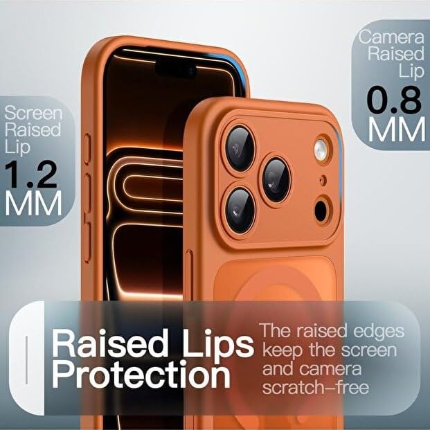Image of Elzzi Magnetic Case Compatible with iPhone 17 Pro Case (Compatible with MagSafe) Slim Translucent Matte Shockproof with Anti-Fingerprint Phone Case - Cosmic