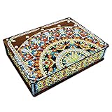 Photo Gallery lusandy kit di scatole per gioielli fai da te con mandala 5d in legno a forma speciale con diamanti artistici, custodia decorativa per anelli, collane, cosmetici, bracciali (a) Photo Gallery lusandy kit di scatole per gioielli fai da te con mandala 5d in legno a forma speciale con diamanti artistici, custodia decorativa per anelli, collane, cosmetici, bracciali (a)