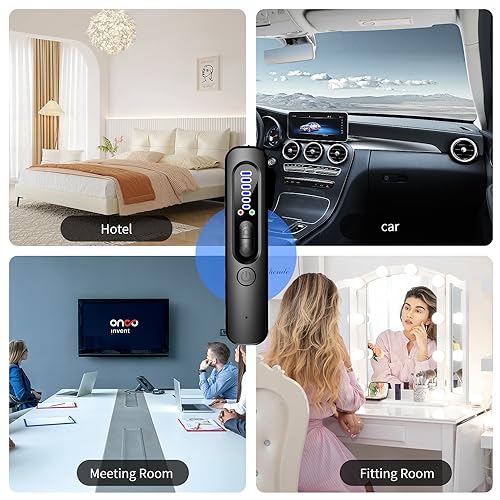 SELOWEA Hidden Camera Detector - Anti Spy/Car GPS Tracker/RF Signal/Bug Sweeper/Hidden Devices/Listening Device Detector - Portable Bug Finder for Office Car Hotel Travel Indoor Outdoor Use by SELOWEA - Image 7