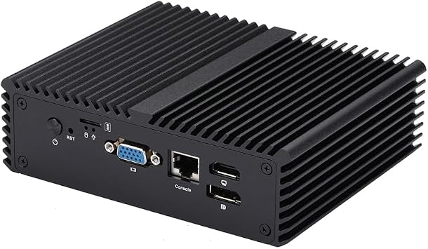 Qotom J6412 4GB/64GB Fanless Mini PC 5X 2.5GbE Firewall Router