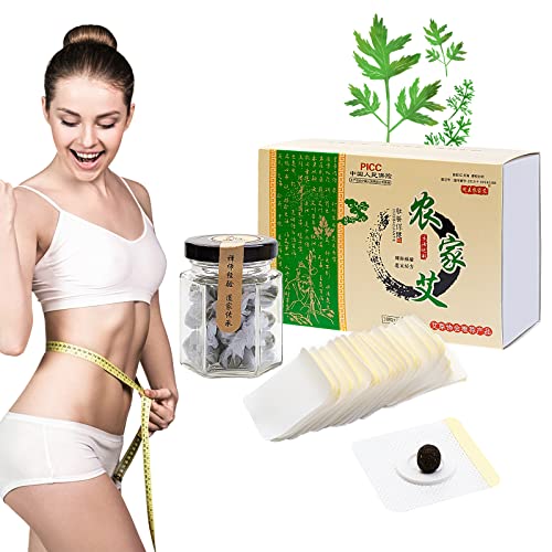 Slimming Patches, 30PCS Efectivo Antiguo remedio Saludable desintoxicación Adelgazante Pellet del Vientre, Parche de Cintura de Abdomen de Hierbas Naturales, Desintoxicación Parche Adelgazante