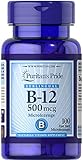 Puritan's Pride Vitamin B-12 500 mcg Sublingual-100 Microlozenges