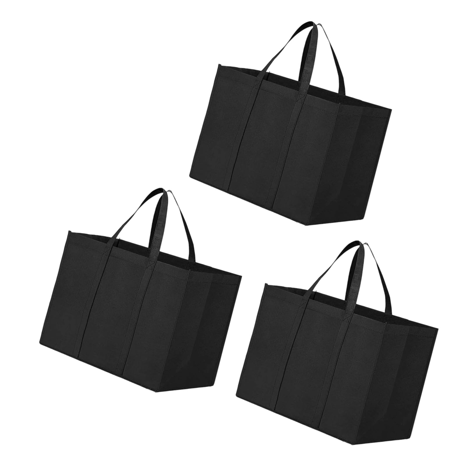 Jazuaiao Sturdy Nonwoven Shopping Toted Foldable for Daily Commutes and Grocery Storage Kitchen Bag