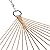 Lazy Daze Hammocks 10.5 FT Double 2 Person Caribbean Rope Hammock, Hand Woven Polyester Hammock with Spreader Bars, for Outside Outdoor Backyard Patio Poolside,450 LBS Capacity, Tan