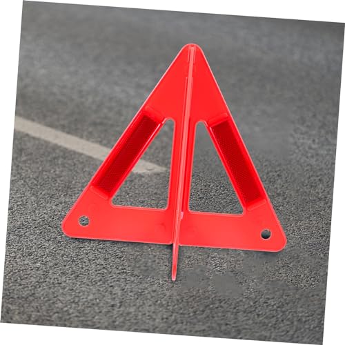 Triángulo Reflector de Emergencia para Carro Rojo miniatura 3