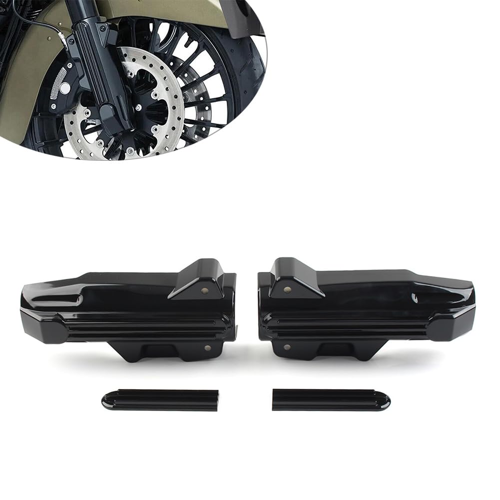 Front Forks Chrome Fork Boot Covers For Harley Touring (1980