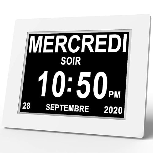 Excelvan DC8001 - Orologio-calendario con data, giorno e ora