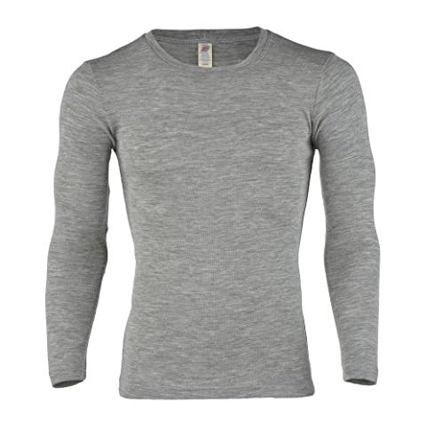 Engel Natur, Herren Shirt Langarm, Wolle & Seide Cover