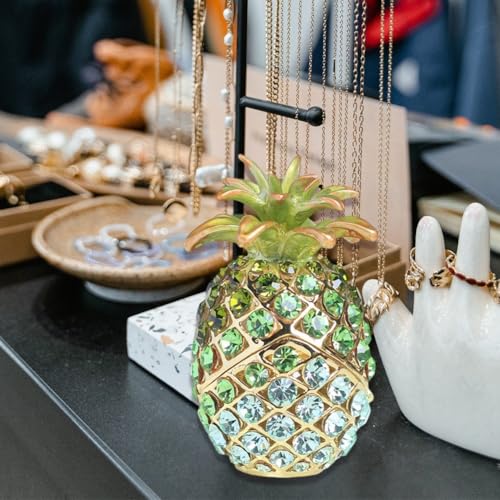 Boîtes à bijoux ananas boîte à bijoux en émail à charnière