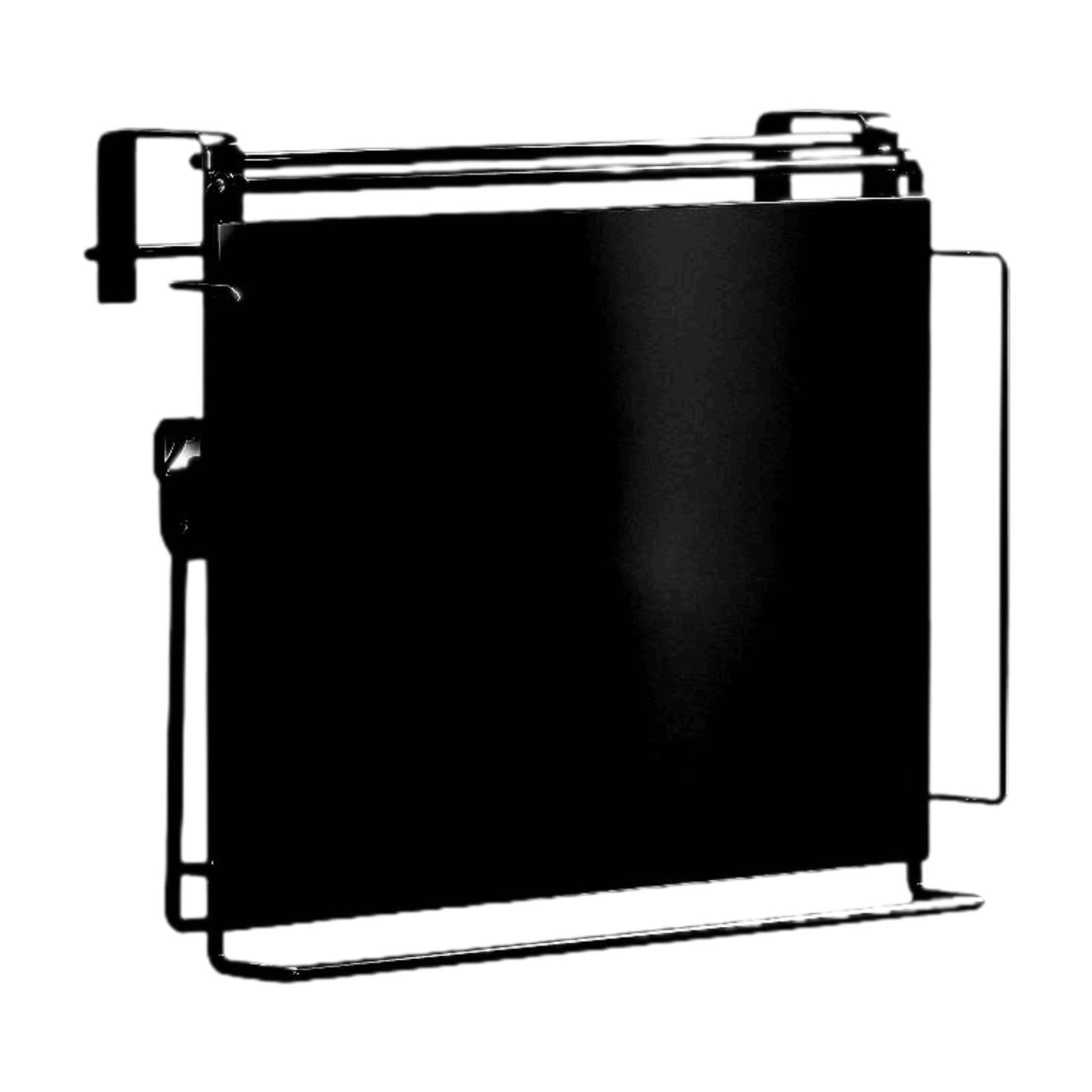 Organizador para puertas de armarios individual y plegable de color negro