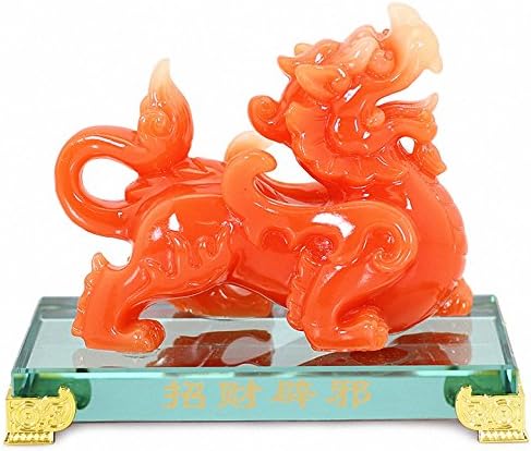 Miniatura 2 de Feng Shui Red Pi YaoPi Xiu Riqueza Porsperidad Estatua, Decoración de Feng Shui