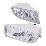 amopacorp Compatible with Toyota Corolla 1993-1997 AE100 AE101 Front Bumper Fog Light Driving Daytime Running Lamp with H3 Bulb