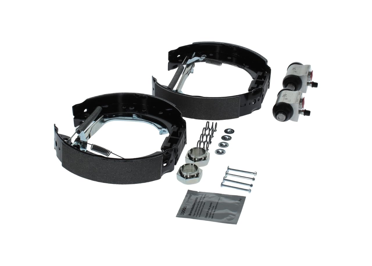 Bosch KS605 Kit Super Pro - Kit de frein à tambours arrière - 1 jeu complet prémonté, 2 cylindres de roue, 4 mâchoires de frein
