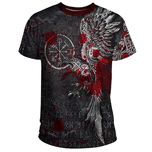 Sweatshirt Harajuku zippé aux finitions tatouage Viking 3D premium