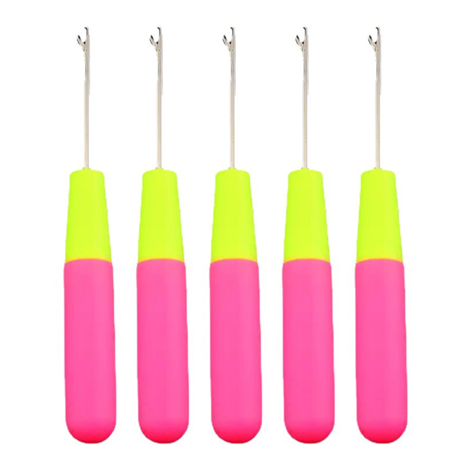 Jazuaiao 1/5 / 10 Pcs Practical Crochet Hook for Hair Latches Hook Hair Needle Needle Dreadlock Accessories