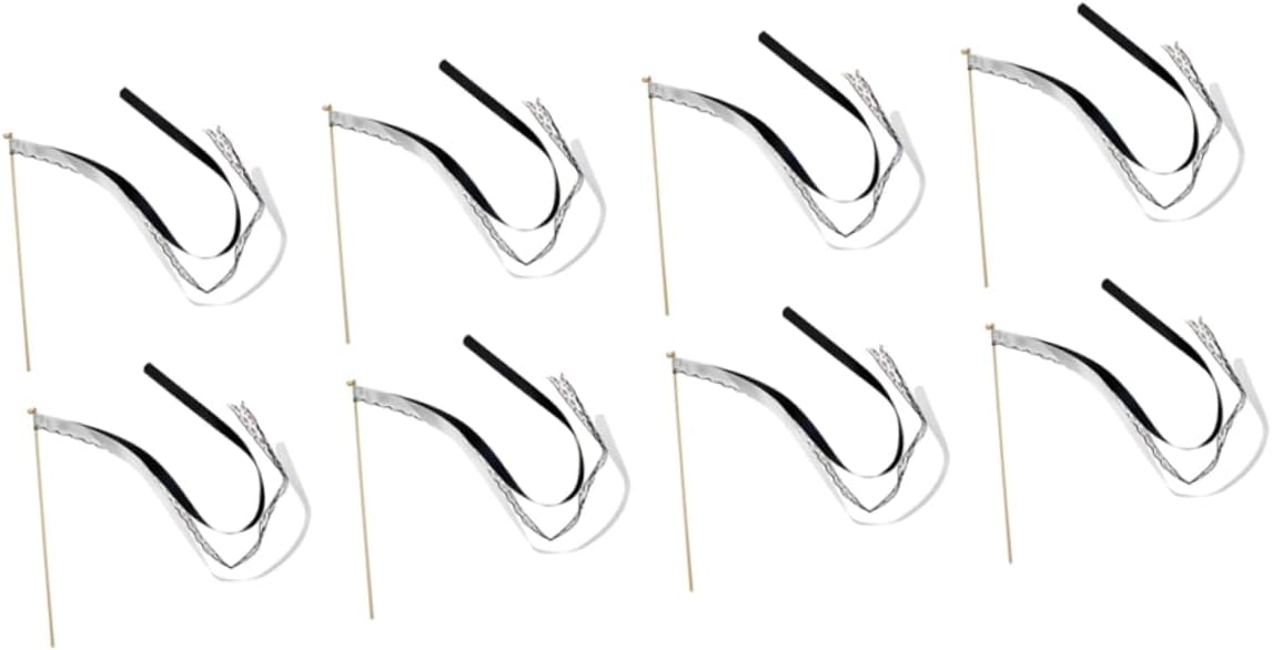 PRETYZOOM 8pcs Wedding Fairy Wands Ribbons for Celebrations for Parties Bridal Showers and Home Decor Create Festive Atmosphere