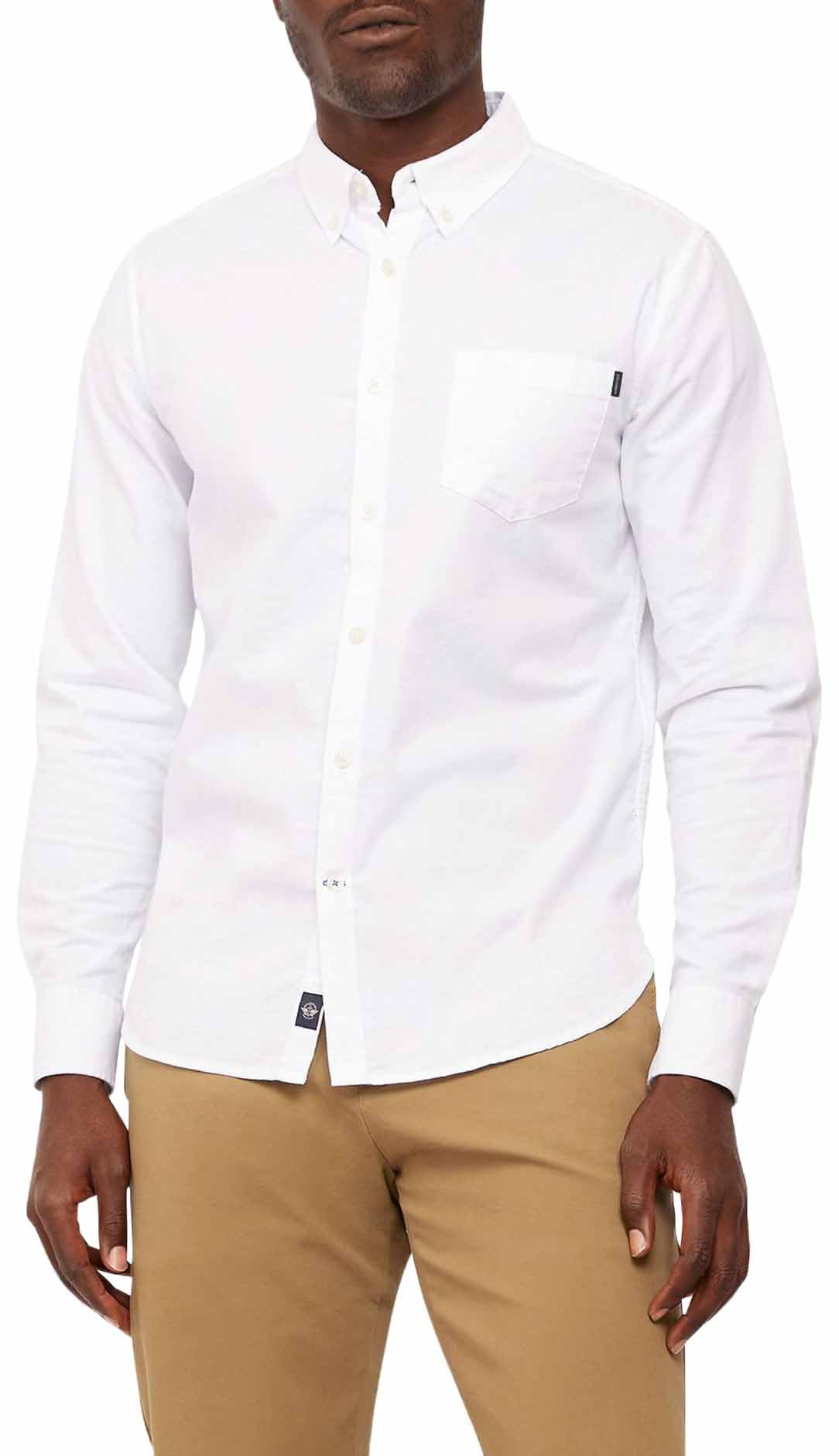 Men's Stretch Oxford Shirt Casual Shirt