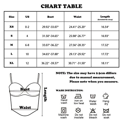 Women's Satin Boned Corset Crop Top Cowl Neck Zip Back Y2K Fashion Bustiers Adjustable Spaghetti Strap Bodyshaper (L, Brown) #TOP5