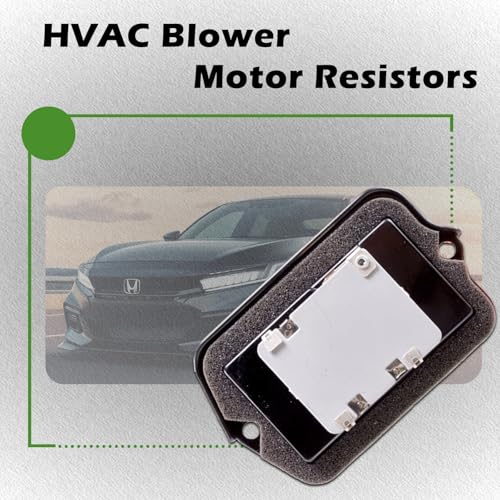 Image of Front AC Air Conditioning Control Module Heater Fan HVAC Blower Motor Resistor Fits Compatible with Honda 1998-2002 Accord / 1999-2004 Odyssey Replaces 79330S84505 79330S84A01 JA1252 3A1052 RU-334