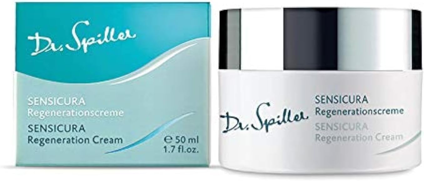 Dr. Spiller SENSICURA Regeneration Cream | Anti-Ageing Cream with Hyaluronic Acid | Lipid Content material 30% | For Hypersensitive Pores and skin | Helps Connective Tissue and Reduces Wrinkles | No Silicone and