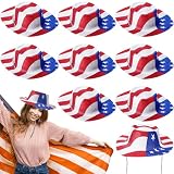 Package Include:with 12 pieces included in each package, these American flag sequin hats are ideal for group outings, family gatherings, or team events; Coordinate with friends and family to create a unified and festive look, making your celebrations...