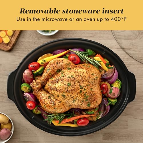 Crock-Pot 7 Quart Oval Manual Slow Cooker, Stainless Steel (SCV700-S-BR), Versatile Cookware for Large Families or Entertaining #5