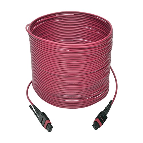 Tripp Lite 10M Mtp Mpo Multimode Patch Fiber Optic Cable 12 Fiber 40/100Gb Om4 50/125 Cmp Magenta 32.8Ft (N845-10M-12-Mg) #TOP1