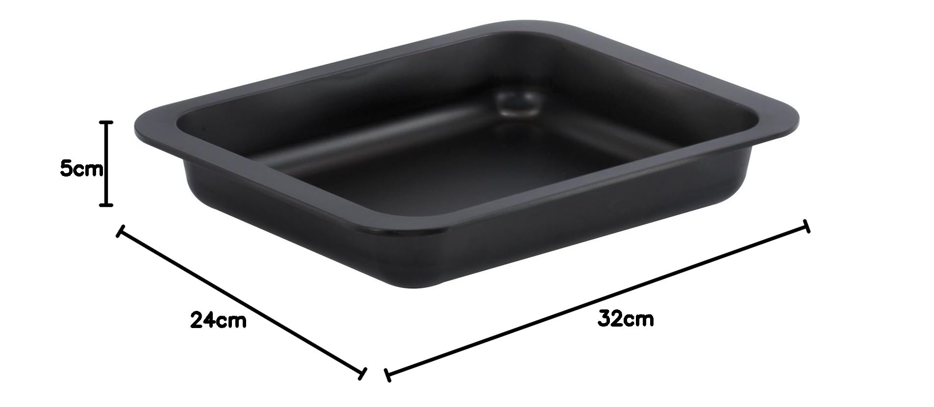 Original Kaiser Inspiration Lasagne ovenschaal groot, 36 x 30 x 8 cm, ovenvorm met antiaanbaklaag, snijbestendig, lasagnevorm extra hoog, uitgestrekte greeprand