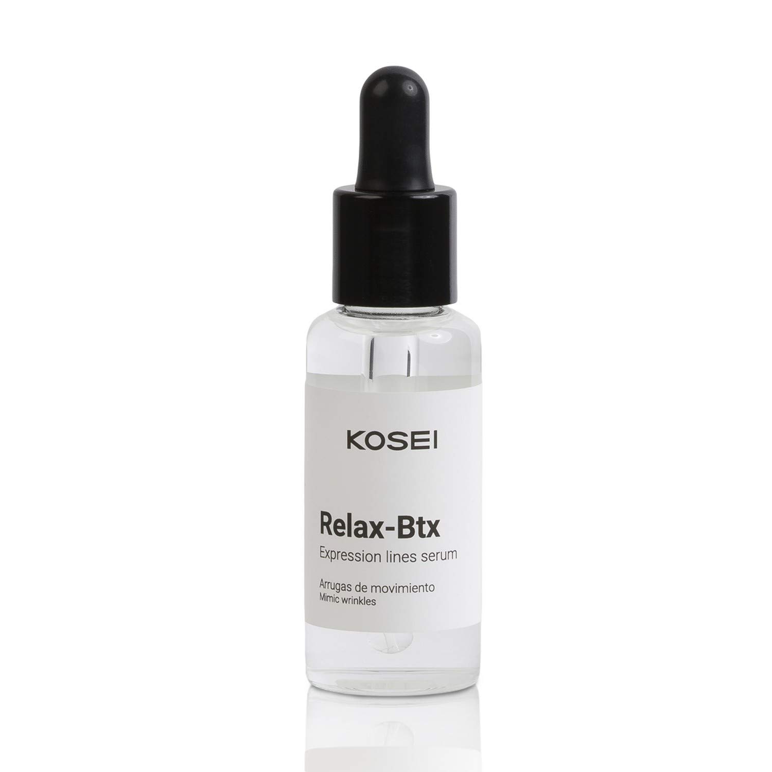 Kosei - Relax - BTX Sérum - Tratamiento para las Líneas de Expresión - 30 ml - Formato Booster - Con Ácido Hialurónico - Vegano - Sin Alcohol - Sin Siliconas - Sin Perfume - Unisex