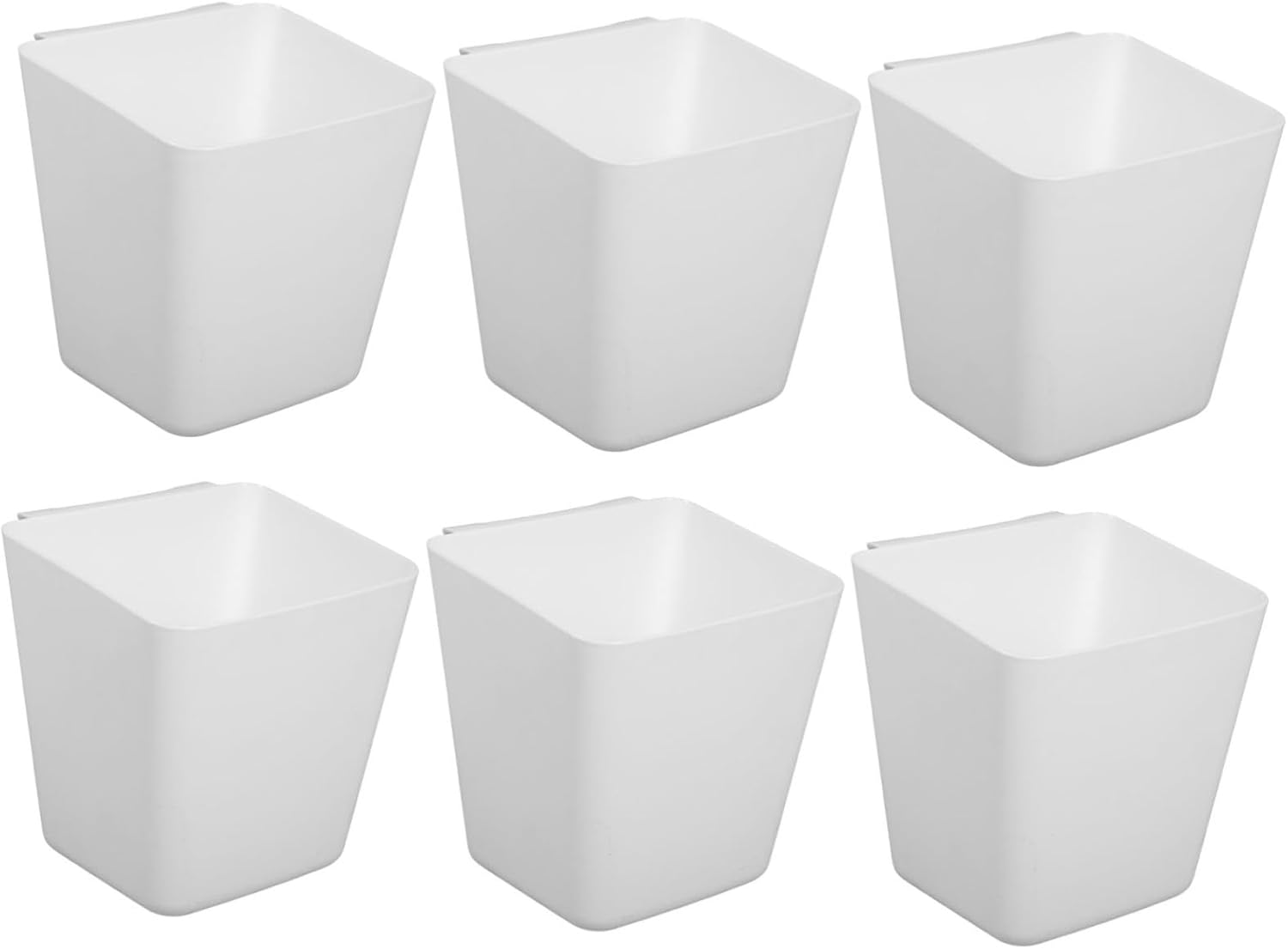 PRETYZOOM 30pcs Hanging Storage Cup Holder Rolling Cart Storage Bucket Cart Shelf