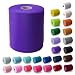 Craft and Party, 6" by 200 yards (600 ft) fabric tulle spool for wedding and decoration. Value pack. (Purple)