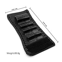 Vista 6 de Kit de herramientas de peluquería, funda de cuero sintético para tijeras, bolsa de tijeras de piel sintética, funda de tijera para peluqueros (1#)