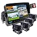 Produktbild CAMSLEAD 7 Zoll Monitor 1080P Rückfahrkamerasystem, DVR Recorder, Unterstützung Einer 256GB SD Karte, 4-Kanal-Eingang, Quad-Split-Screen,1080P-Rückfahrkamera für LKW, Anhänger, Wohnmobil, Wohnwagen