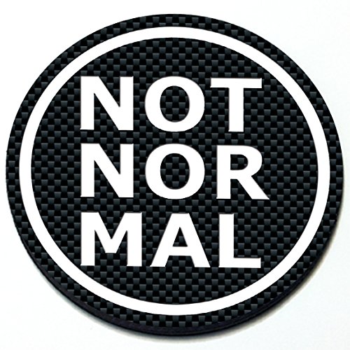 Artistic Reflection Not Normal - Magnetic Grill Badge for Mini Cooper