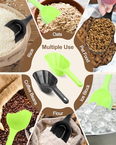 image for Aosnare 2 PACK Dog Food Scoop,1 Cup Capacity Pet Food Scoop With Measu