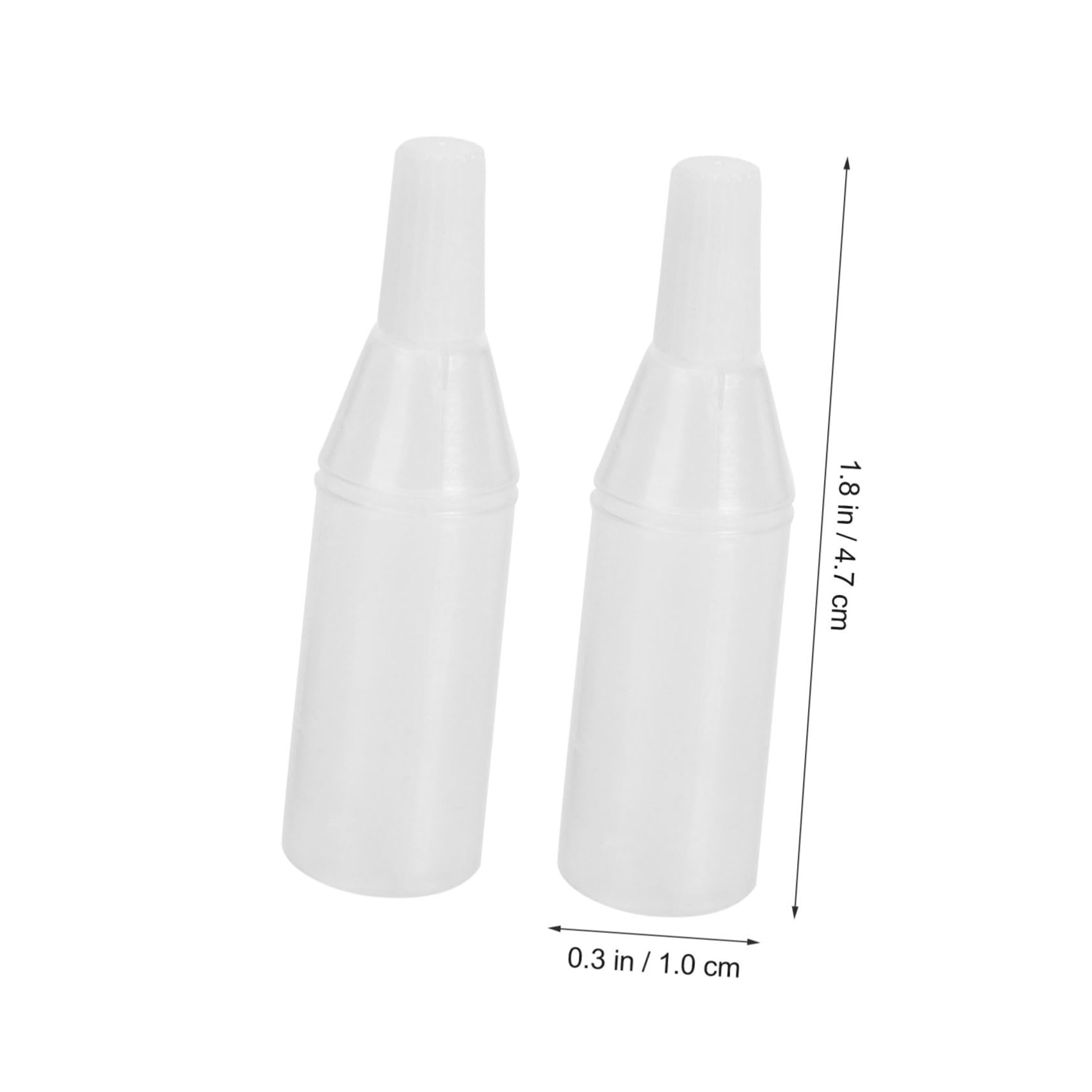 FUNOMOCYA 2ml Travel Bottles Essential Oil Containers Squeezable Dropper Leakproof Serum Bottles Empty Dispensing