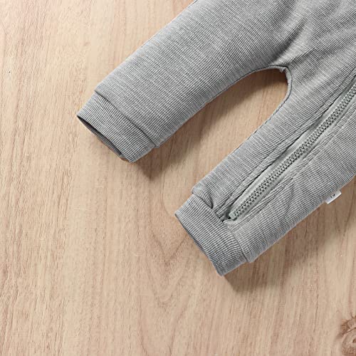 Lyqtloml Newborn Baby Boys Girls Cartoon Animal Bunny Baby Easter Outfits Infant Romper Long Ear Rabbit Hoodie Romper Jumpsuit With Zipper #TOP6