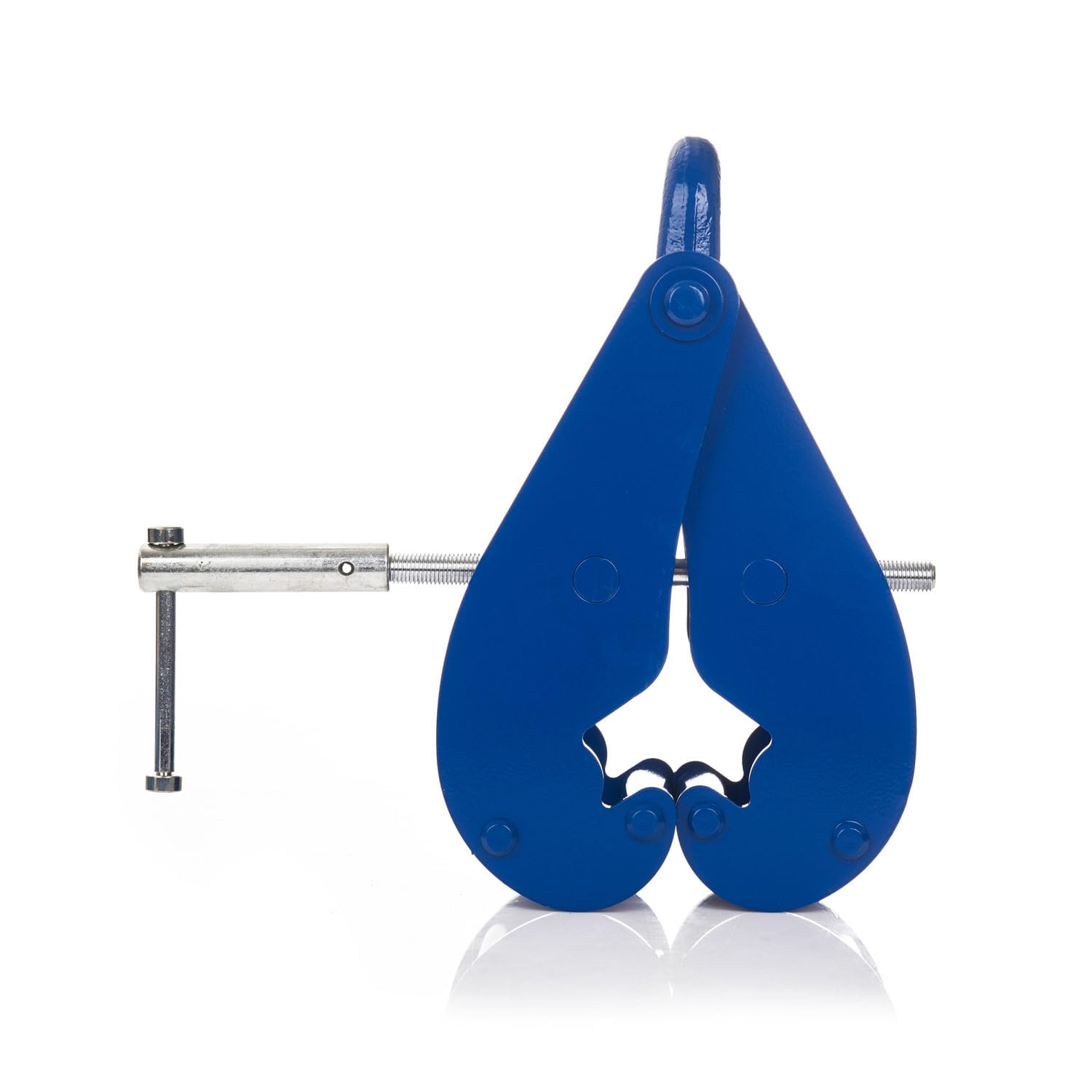 Morsetto in acciaio da 3000 kg, regolabile con apertura da 80 a 320 mm, morsetto di sollevamento/morsetto di supporto in acciaio legato, per supporto a I/flangia di supporto, gru e inserto di