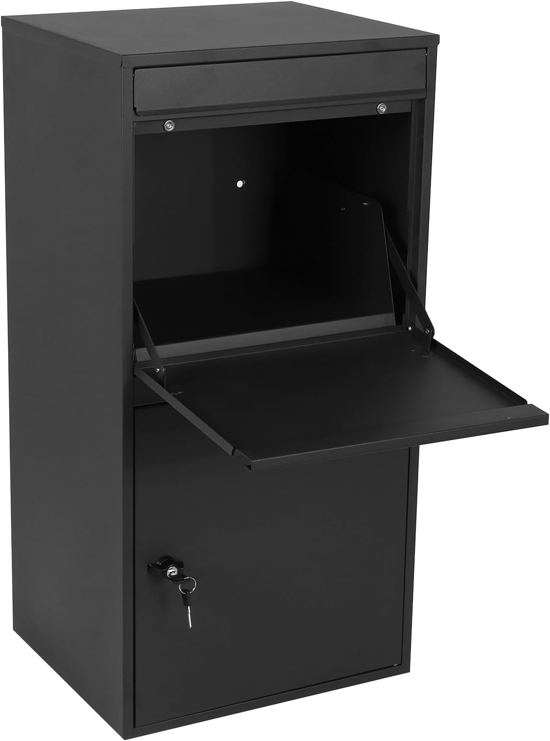 generic Extra Large Mailbox with Lock Extra Large Package Drop Boxes Anti-Theft for Outside Porch