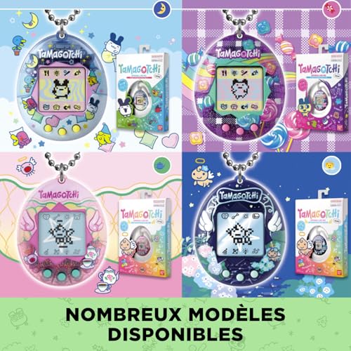 Jouet Virtuel Tamagotchi Bandai Original Angel Night Garden – Écran Couleur, 3 Boutons - vue 9
