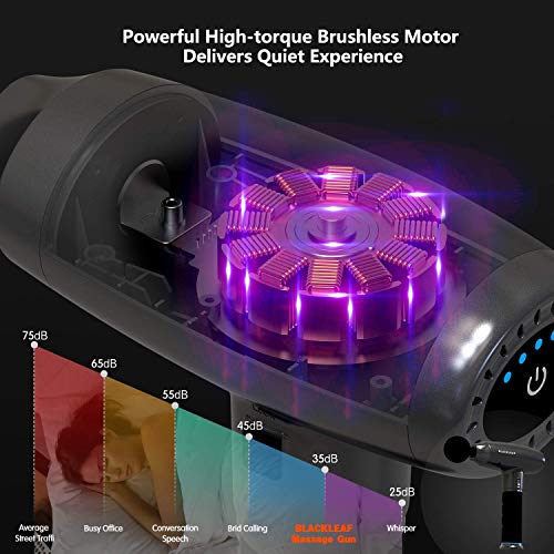 image for BLACKLEAF Massage Gun, Deep Tissue Percussion Muscle Massage Gun for T