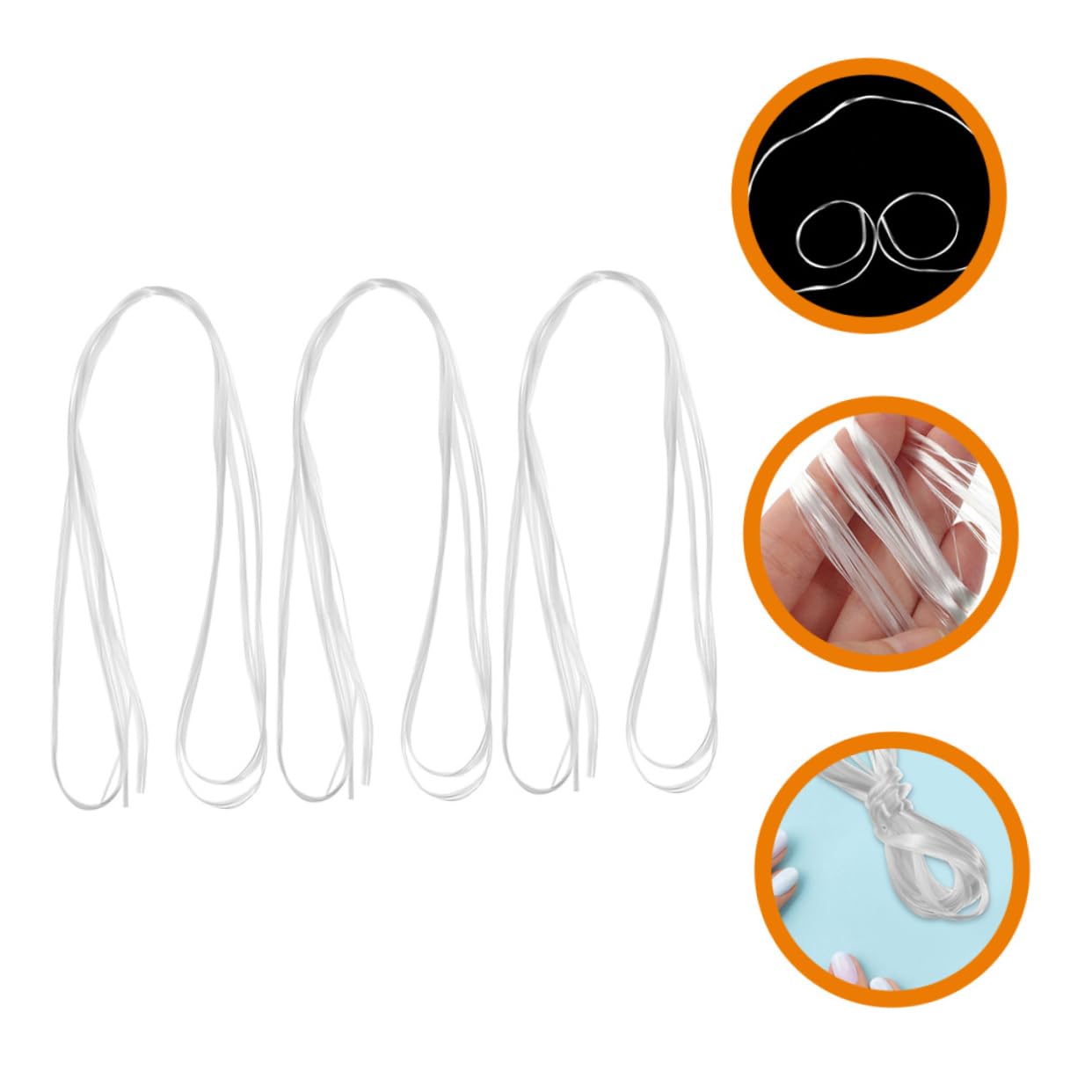 WOONEKY 3bags Nail Fiber Extensions Diy Manicure Nail Art Fibers Kit for Salon