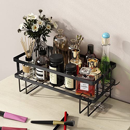 Godboat Over The Toilet Storage, Bathroom Organizer Shelves, Multifunctional Toilet Rack,No Drilling Space Saver With Wall Mounting Design (Black) #TOP2
