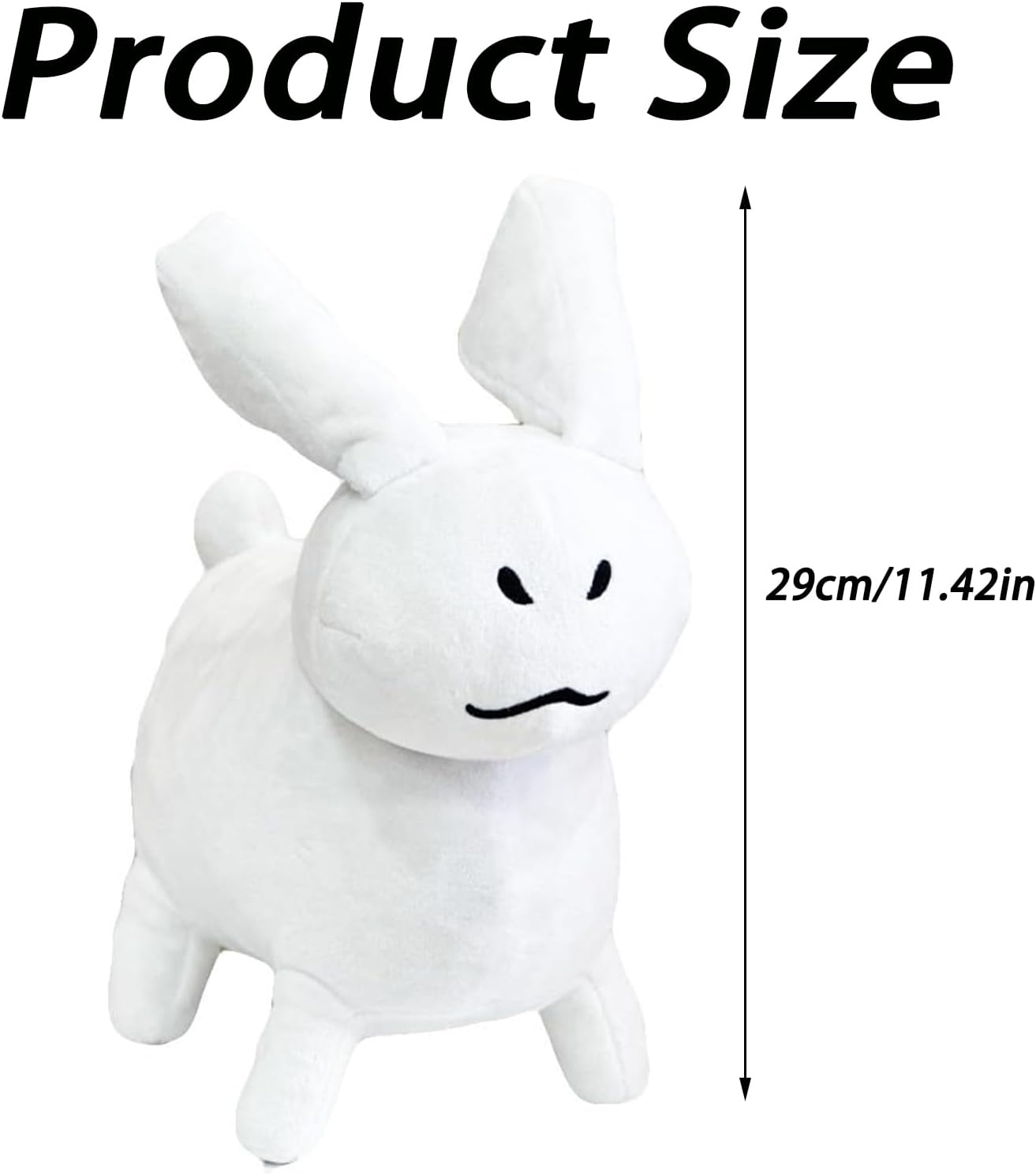 Plush Toys, Soft Stuffed Animals, Cute Plushies for Collectible Decor and Comfort Companions (White big)