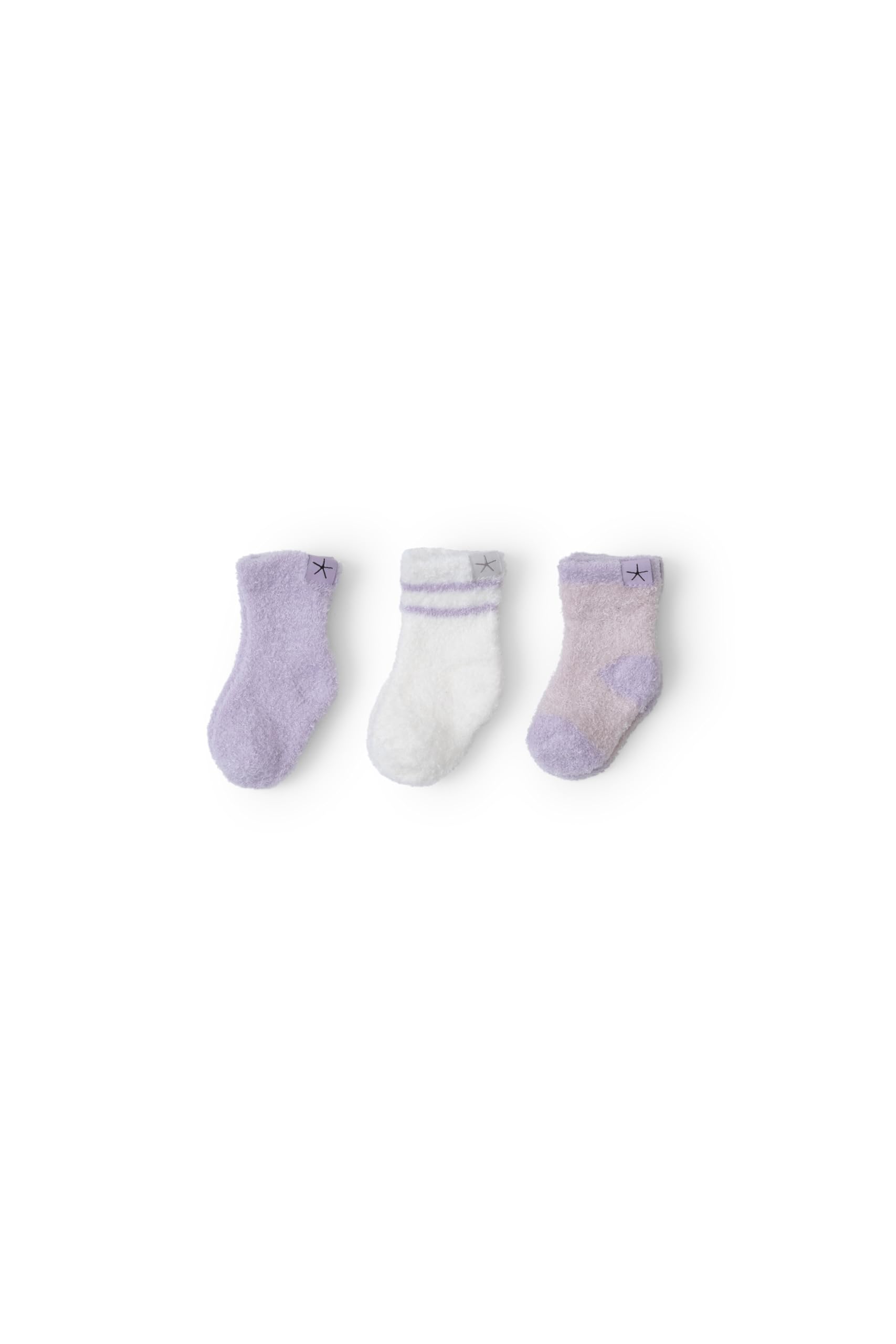 Barefoot Dreams® CozyChic Lite® Infant 3-Pack Sock Set, Lilac, One Size